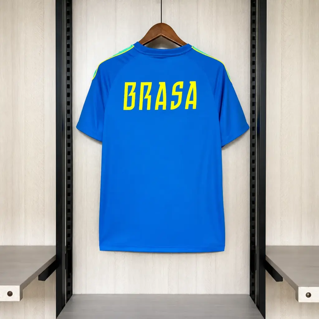 2026 Brazil Trainning Blue Jersey