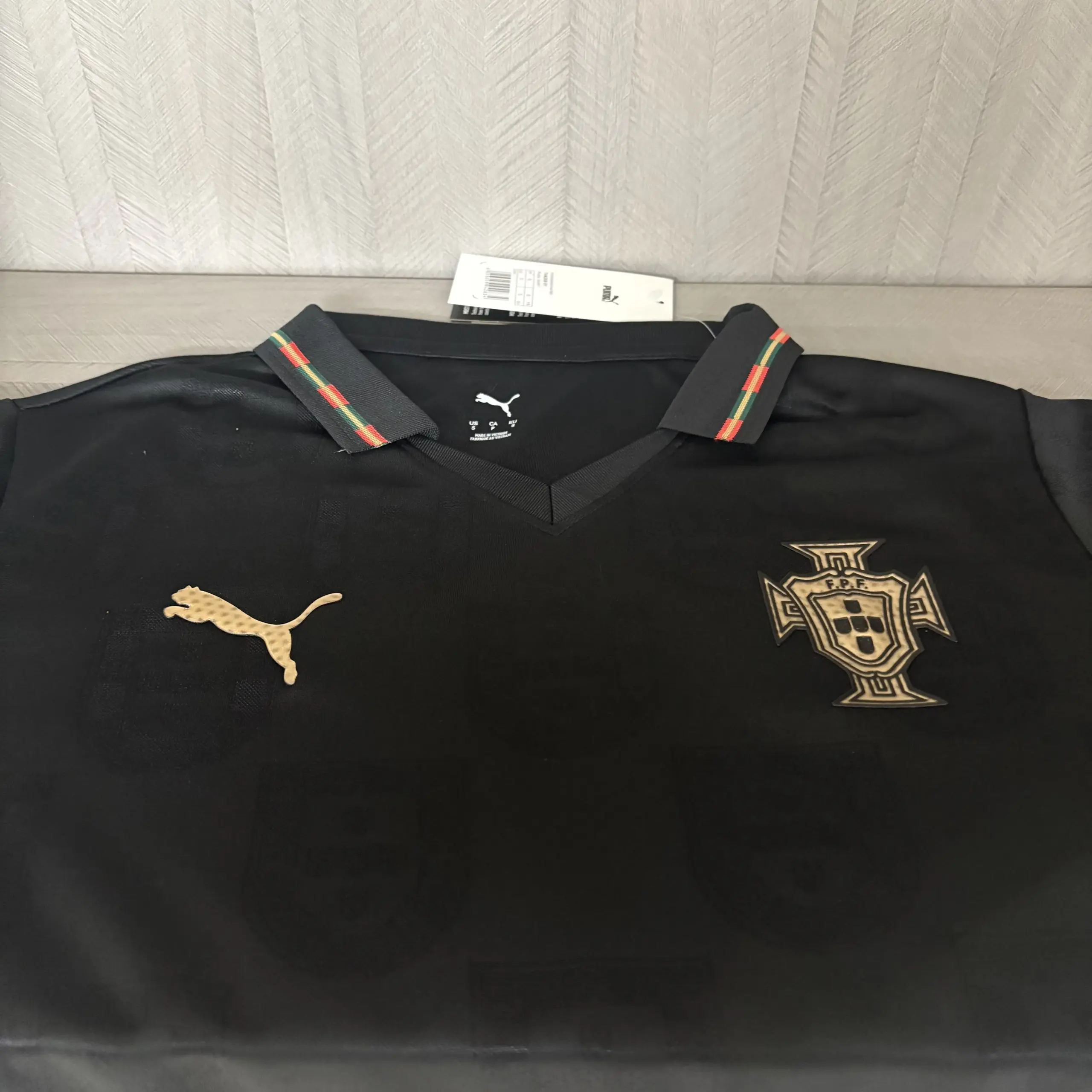 Player Edition 2026 Portugal Black Jersey Player Edition 2026 Portugal Black Jersey