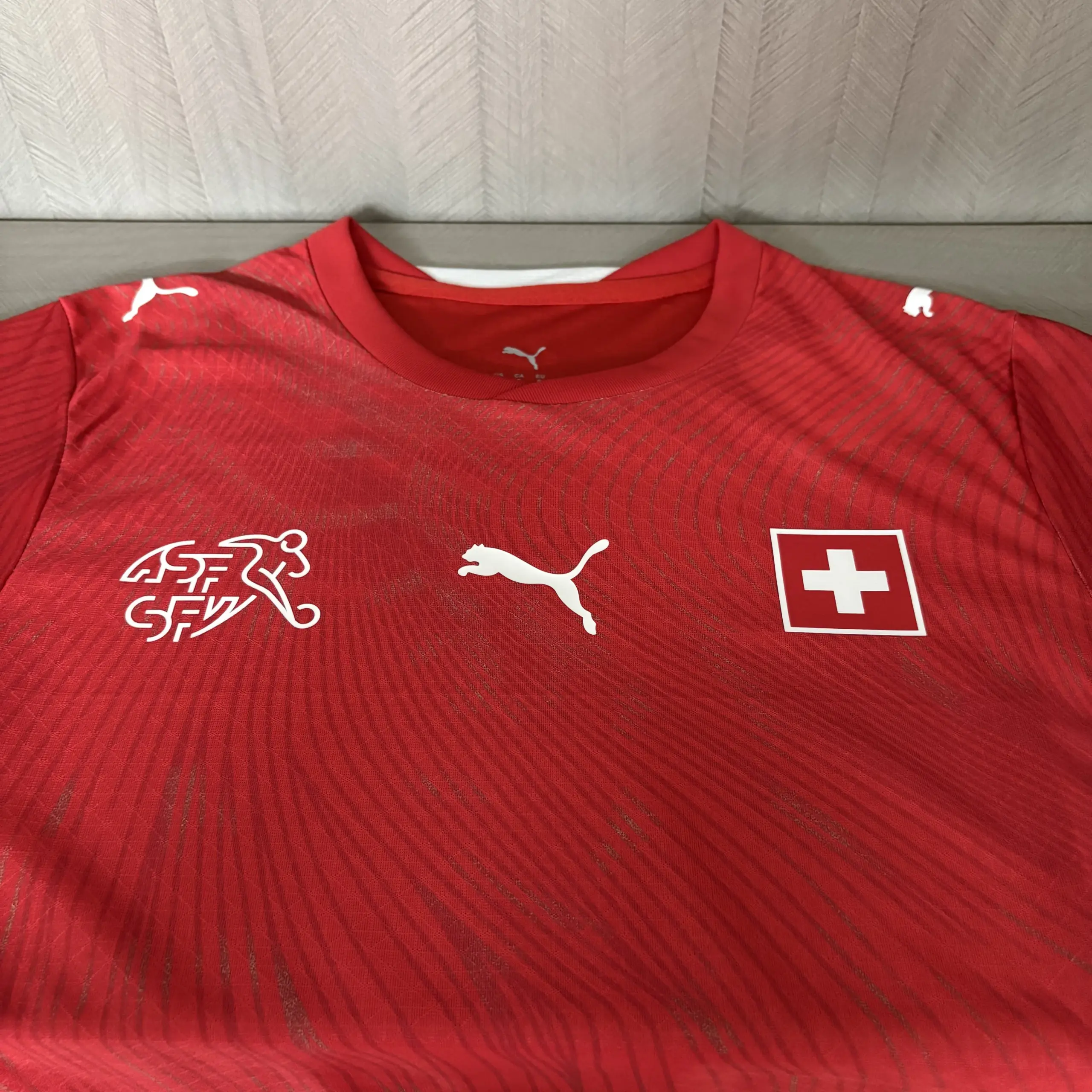 Player Edition 2026 Switzerland Home Jersey Player Edition 2026 Switzerland Home Jersey