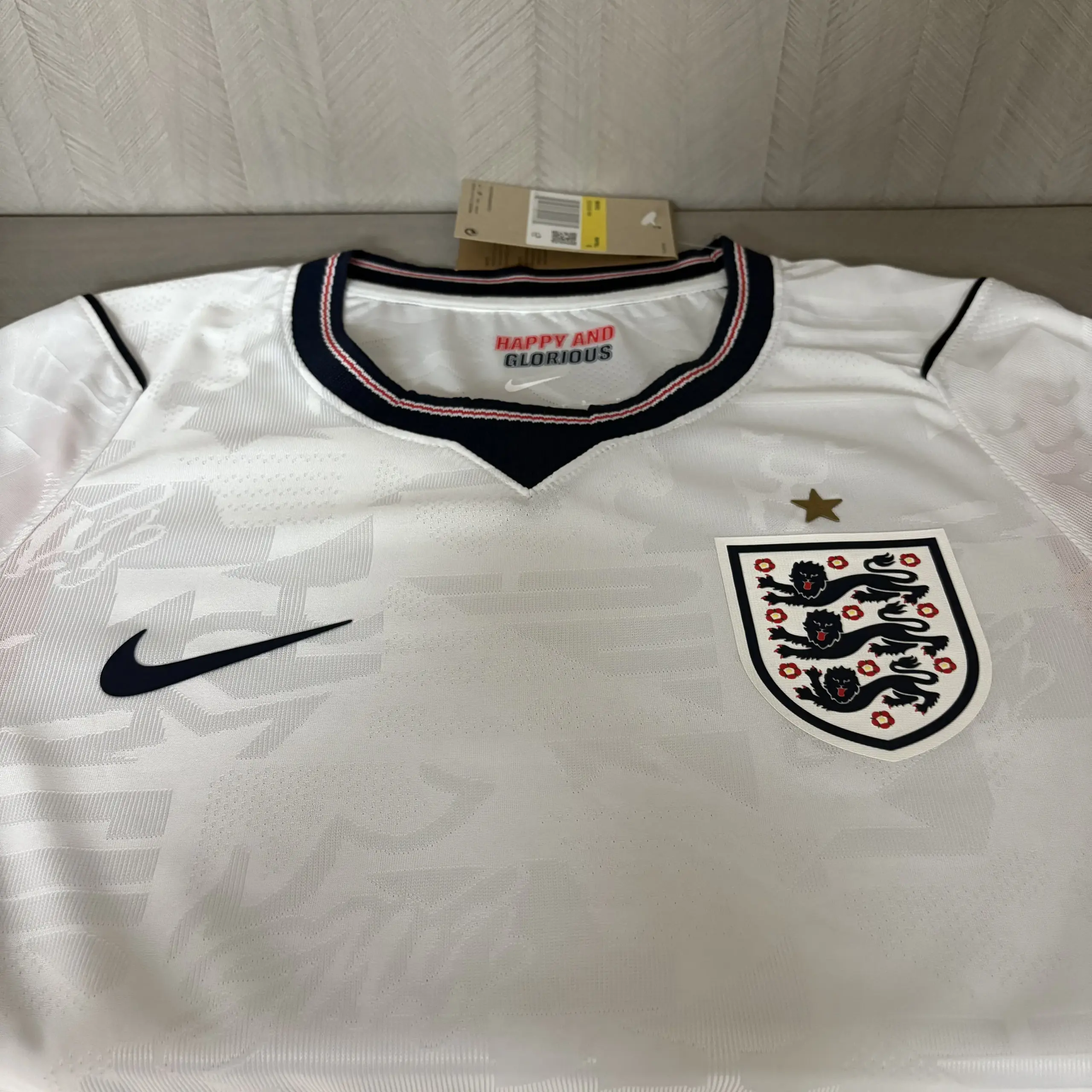 Player version England home jersey 2026