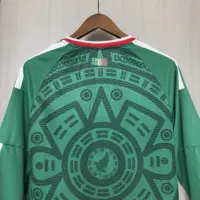 Long-sleeved 2026 Mexico home jersey