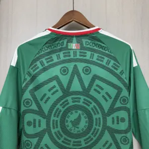 Long-sleeved 2026 Mexico home jersey