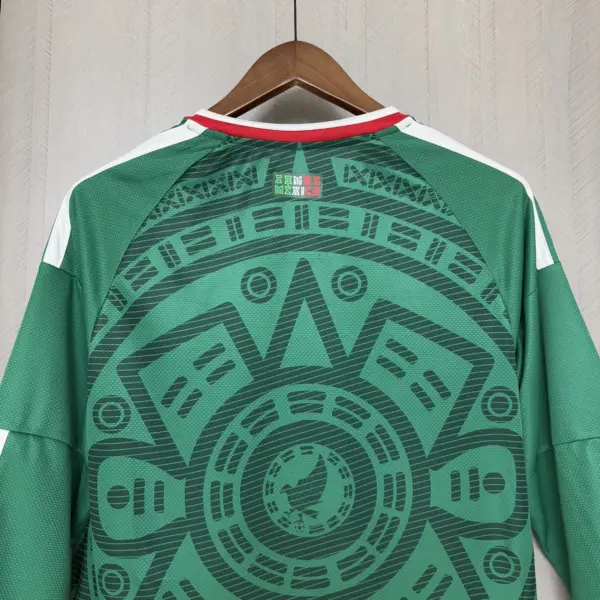 Long-sleeved 2026 Mexico home jersey