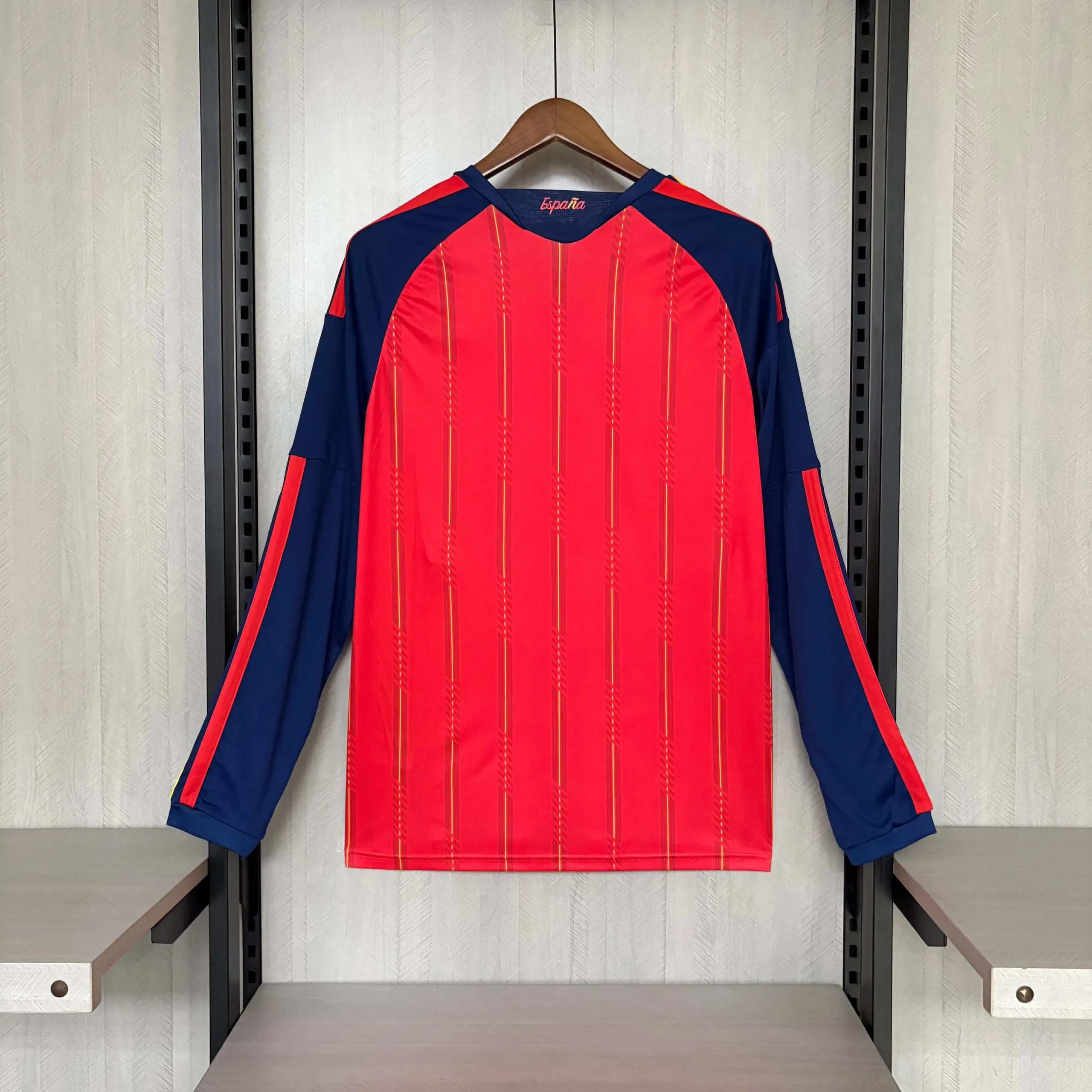 Long-sleeved 2026 Spain Home Jersey