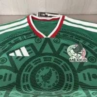 Player version long-sleeved 2026 Mexico home jersey