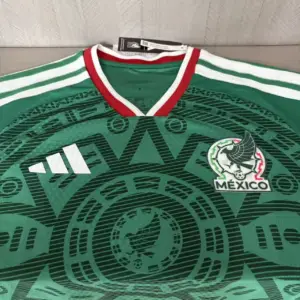 Player version long-sleeved 2026 Mexico home jersey