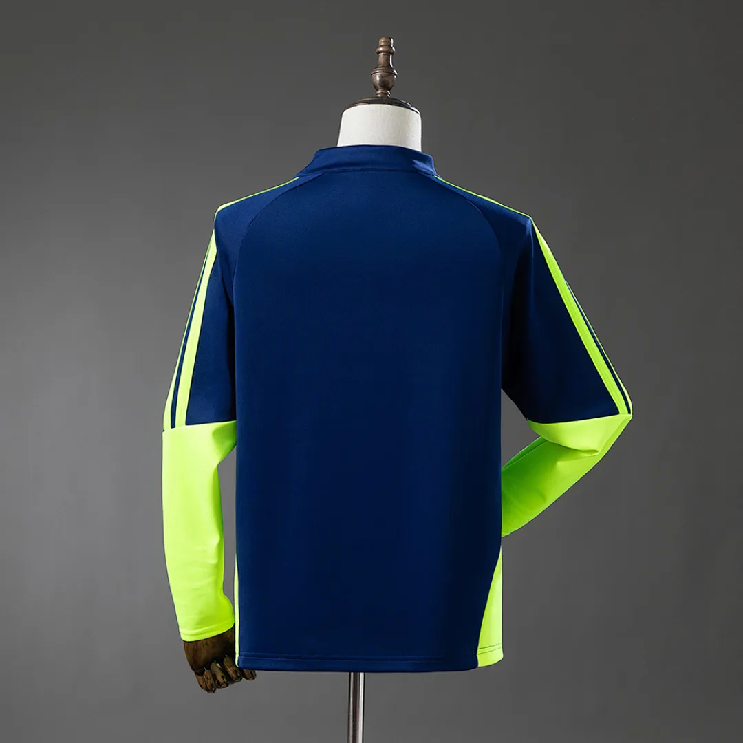 Scotland 2026 Training Top Navy Blue & Fluorescent Green Scotland 2026 Training Top Navy Blue & Fluorescent Green