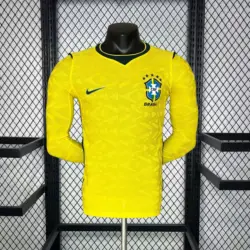 Brazil 2026 World Cup Home Long Sleeve Jersey Player Version