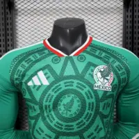 Mexico 2026 World Cup Home Jersey Long Sleeve Jersey Player Version