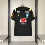 2026 Brazil Training Kit Black All Sponsors