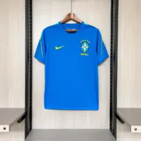 2026 Brazil Trainning Blue Jersey