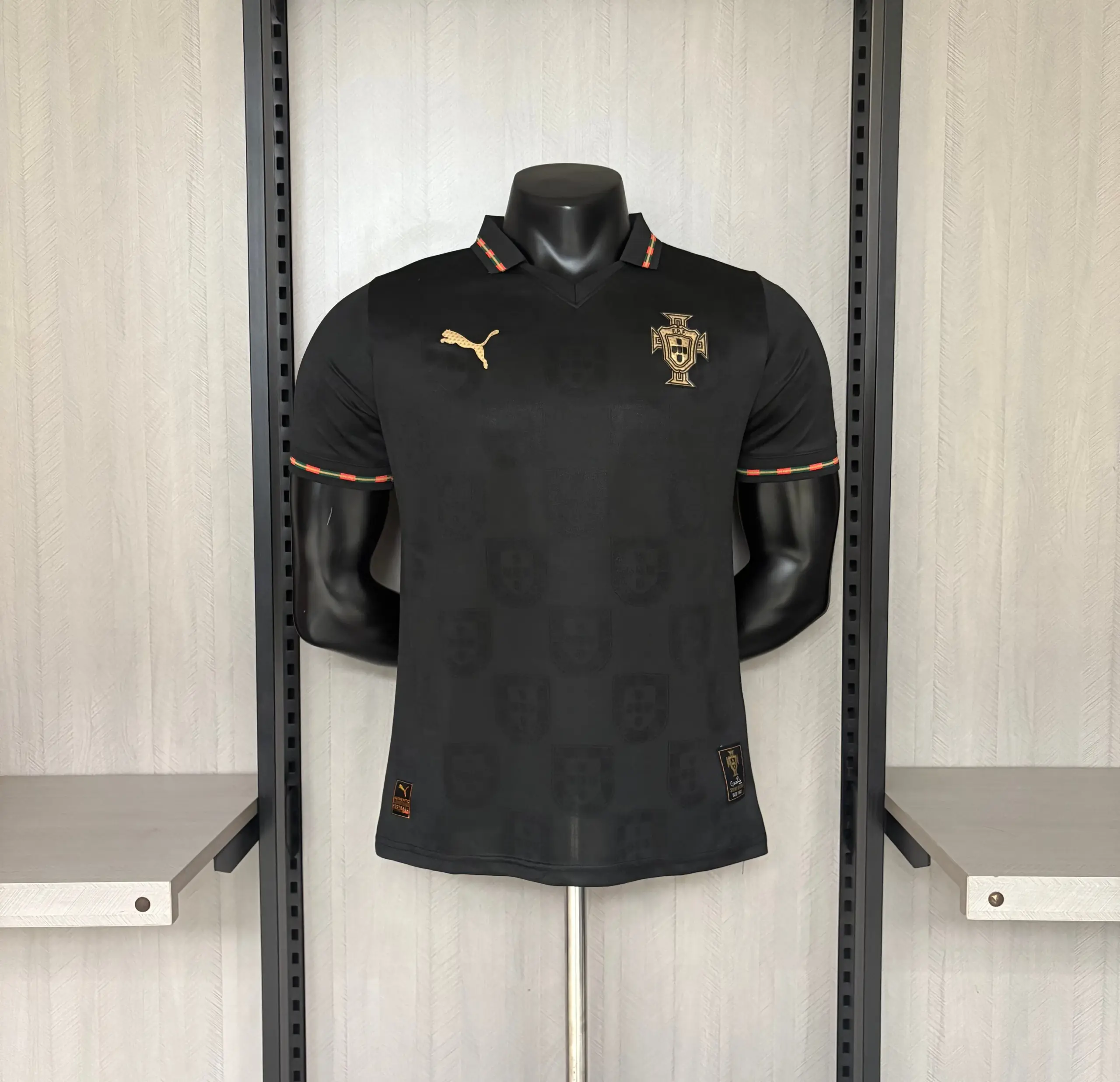 Player Edition 2026 Portugal Black Jersey Player Edition 2026 Portugal Black Jersey