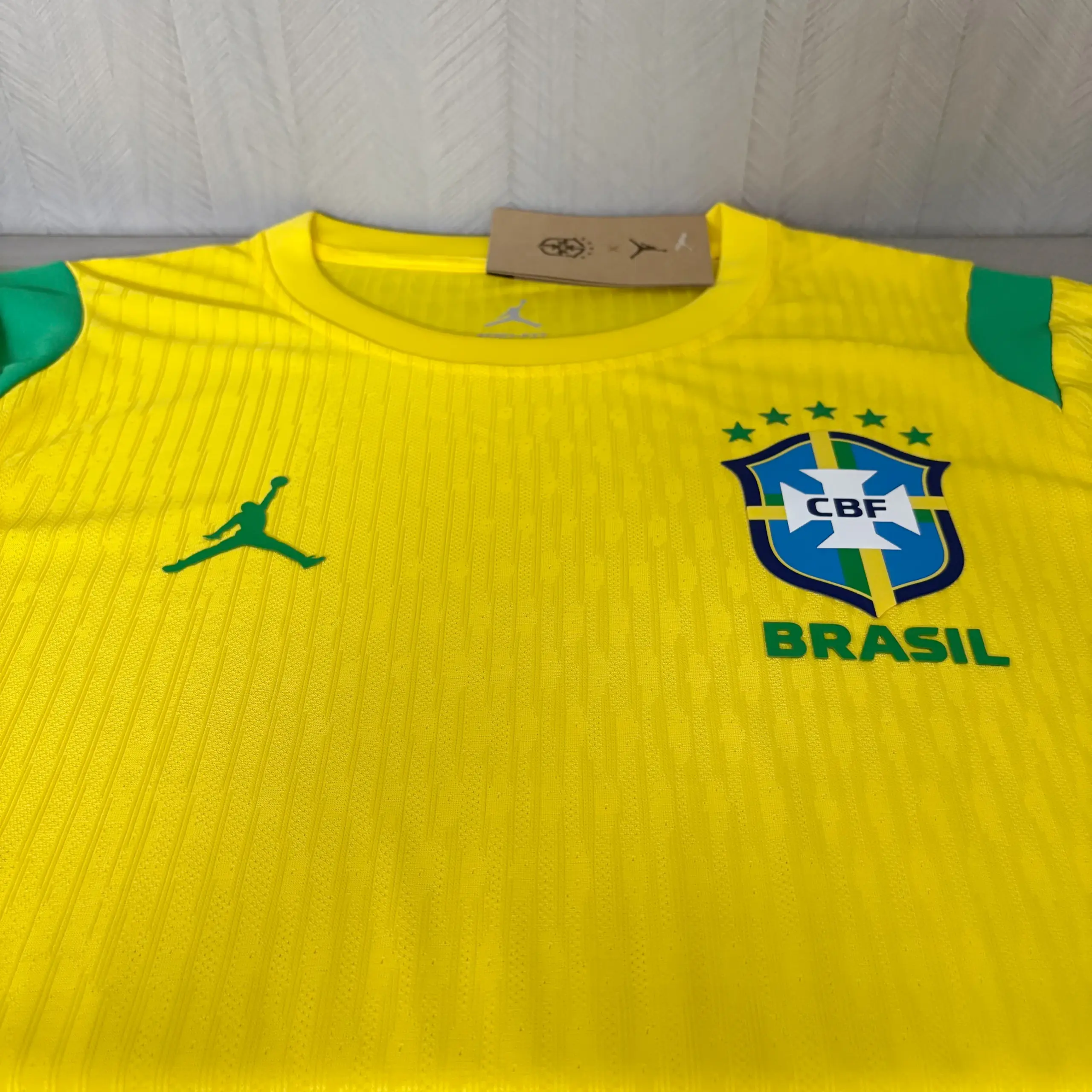 Player Version 2026 Brazil Training Kit Yellow Jersey S–XXXL