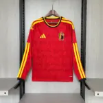 Long-sleeved 2026 Belgium Home Jersey