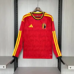Long-sleeved 2026 Belgium Home Jersey