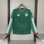 Long-sleeved 2026 Mexico home jersey