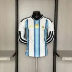 Player version long-sleeved 2026 Argentina home jersey
