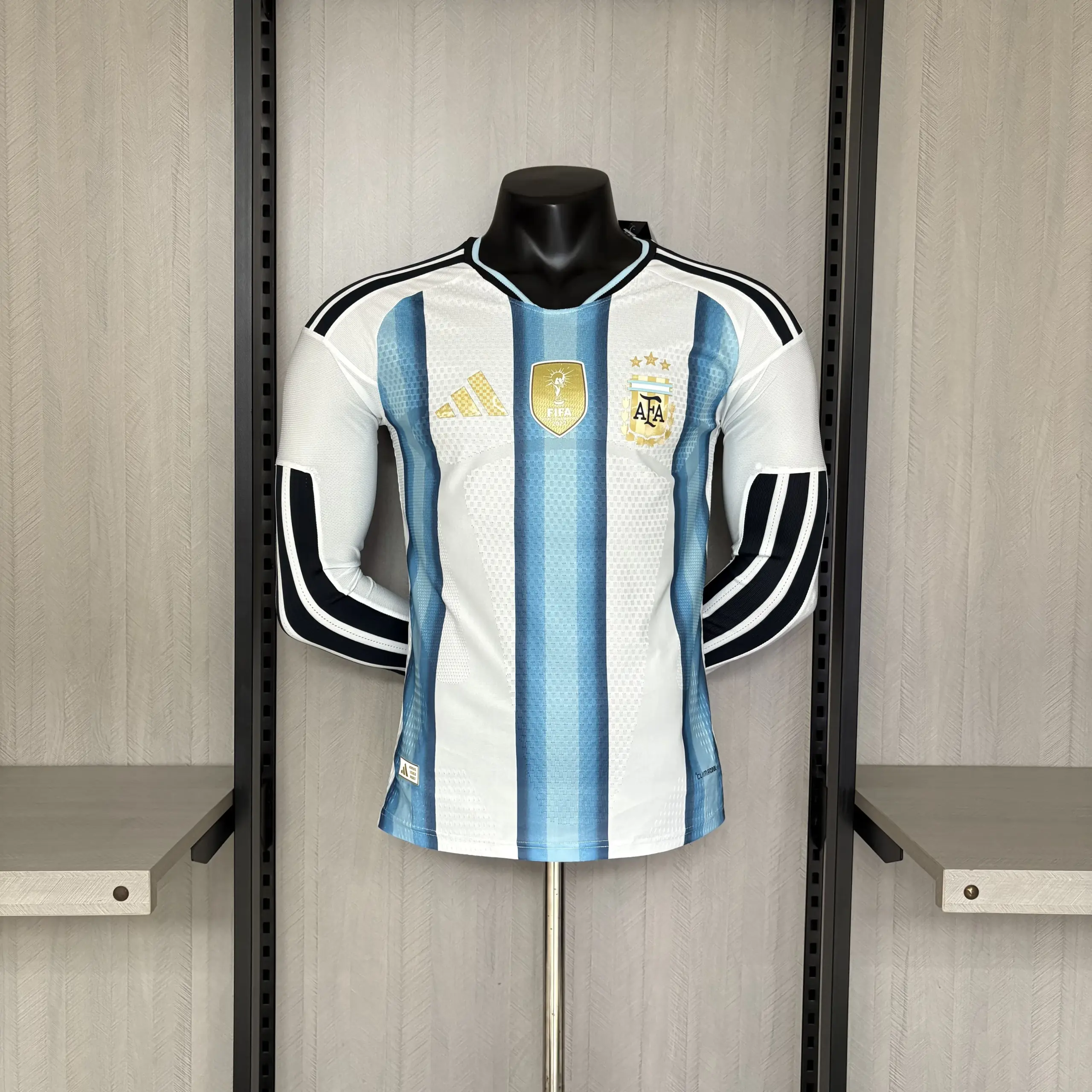 Player version long-sleeved 2026 Argentina home jersey