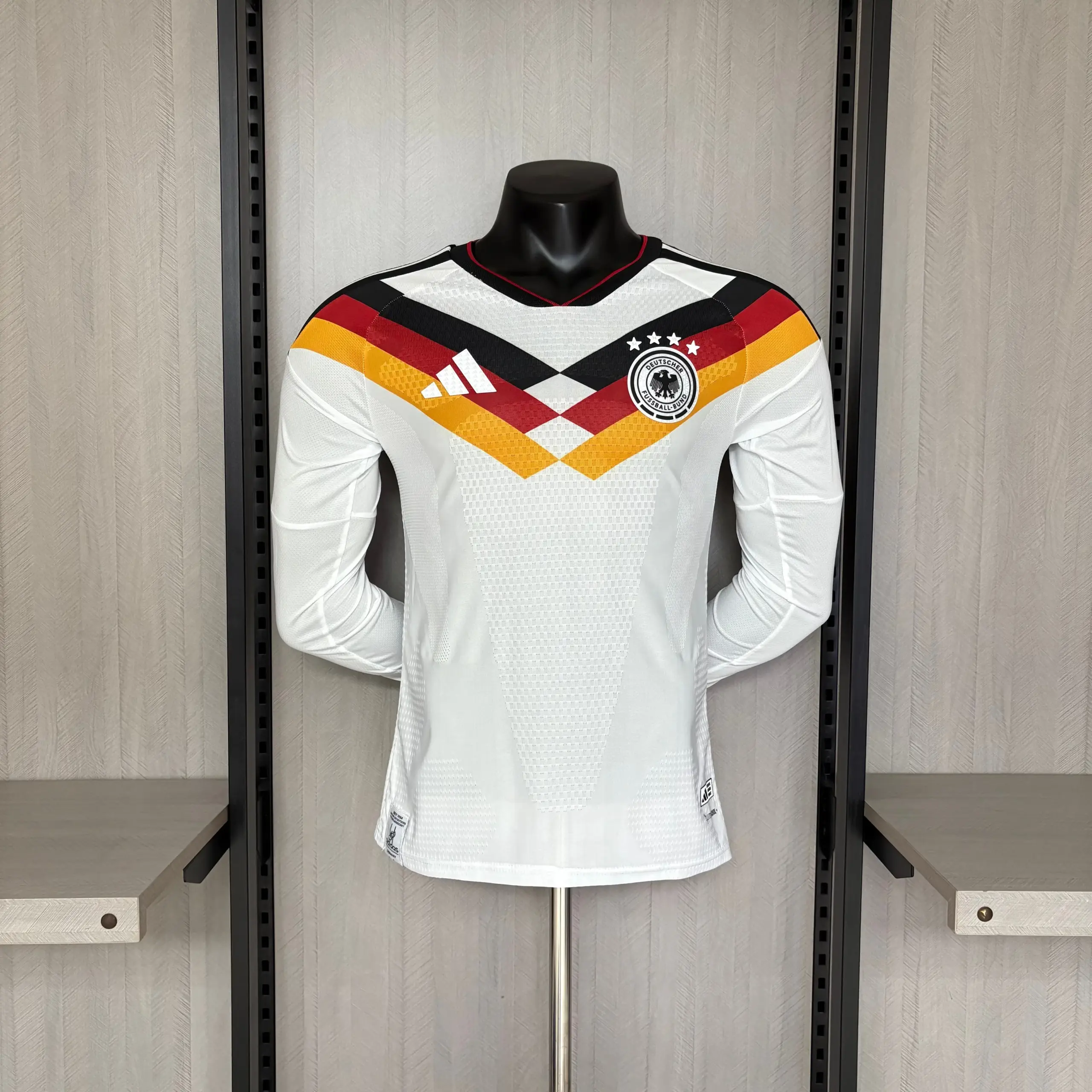 Player version long-sleeved 2026 Germany home jersey