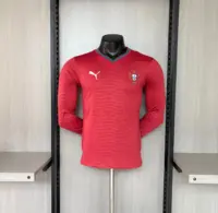 Player version long-sleeved 2026 Portugal home jersey Player version long-sleeved 2026 Portugal home jersey