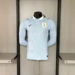 Player version long-sleeved 2026 Uruguay home jersey