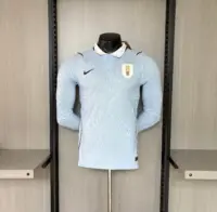 Player version long-sleeved 2026 Uruguay home jersey
