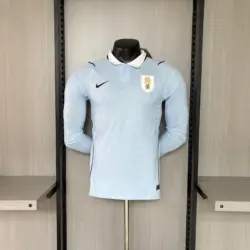 Player version long-sleeved 2026 Uruguay home jersey