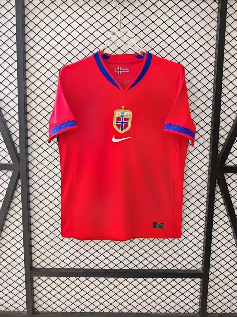 Norway 2006 World Cup Home Soccer Jersey Norway 2006 World Cup Home Soccer Jersey