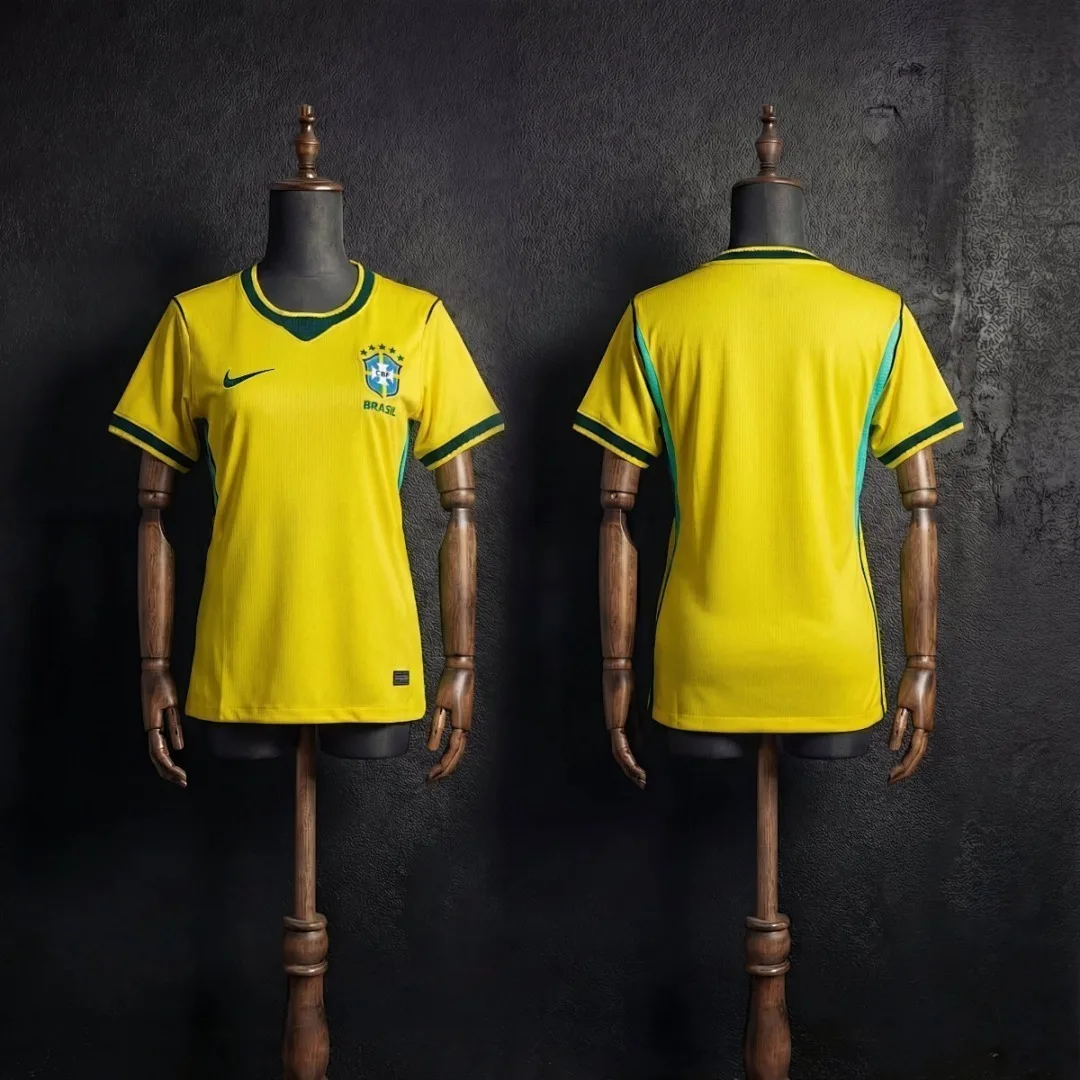 Woman Brazil 2026 World Cup Home soccer jersey Woman Brazil 2026 World Cup Home soccer jersey