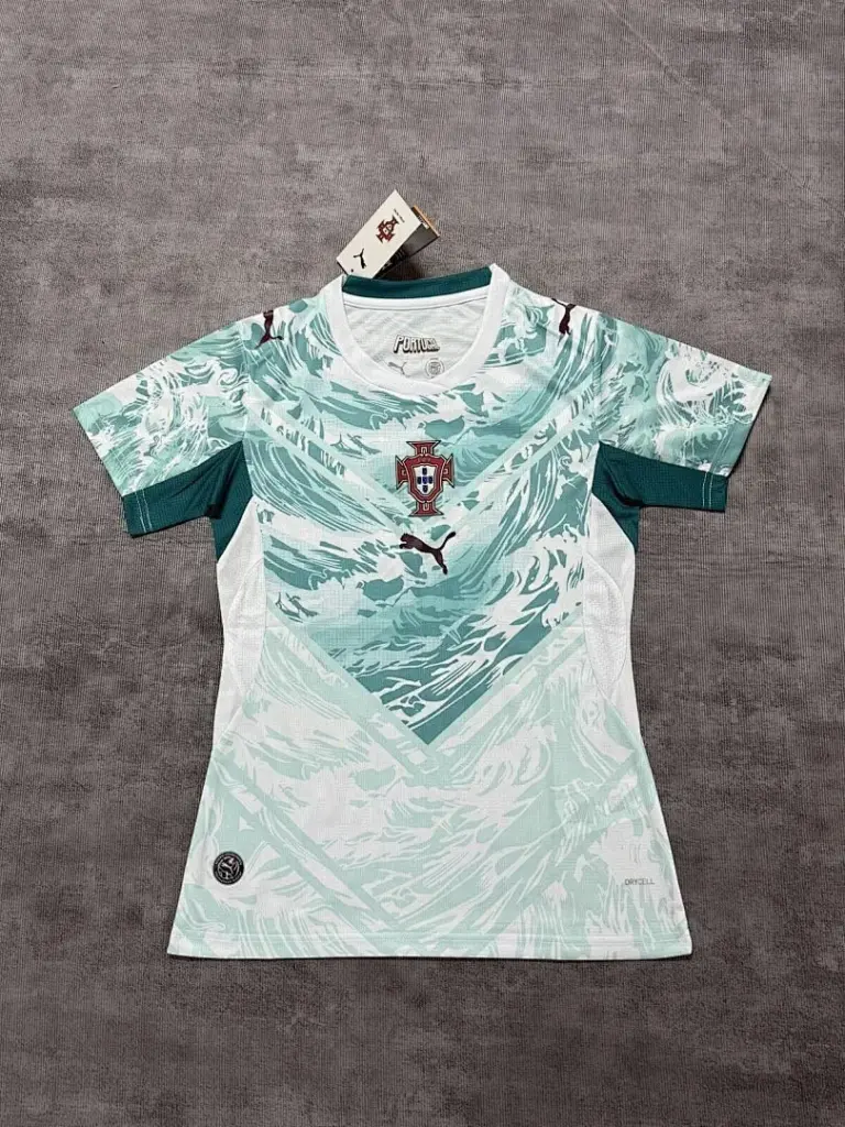 Woman Portugal 2026 World Cup soccer jersey
