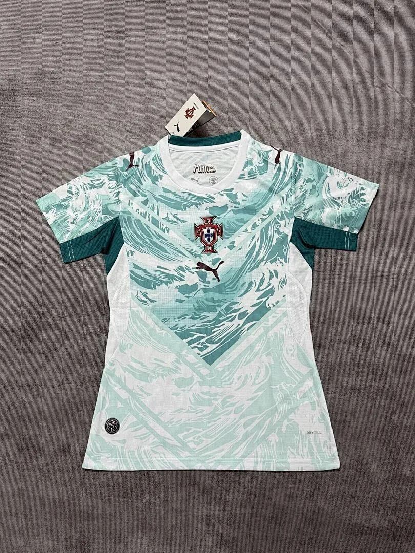 Woman Portugal 2026 World Cup soccer jersey