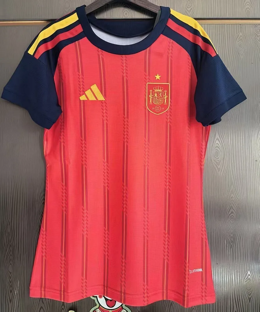 Woman Spain 2026 World Cup Home soccer jersey Woman Spain 2026 World Cup Home soccer jersey