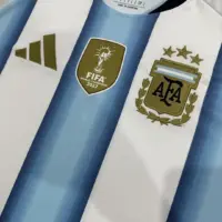 2026 Argentina home with fifa patch soccer jersey