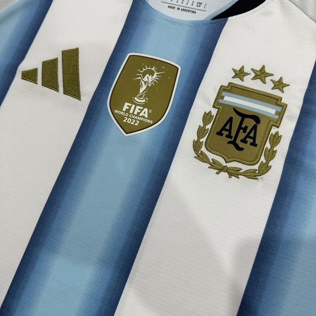 2026 Argentina home with fifa patch soccer jersey