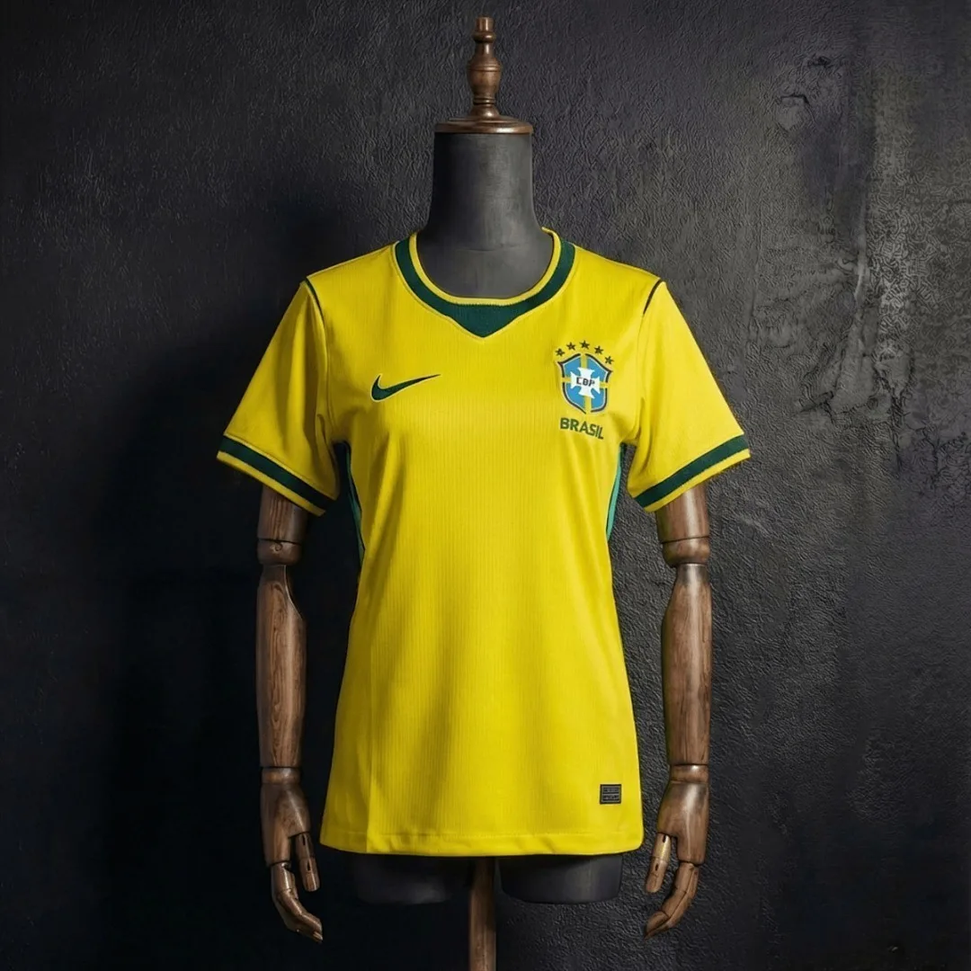 Woman Brazil 2026 World Cup Home soccer jersey Woman Brazil 2026 World Cup Home soccer jersey