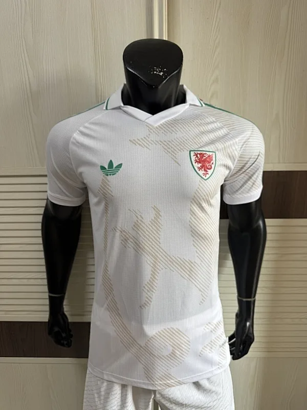 Wales 2026 World Cup Away Player Version soccer jersey
