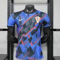 2026 Player Croatia Blue Special Edition Kit World Cup_Football Jersey Who