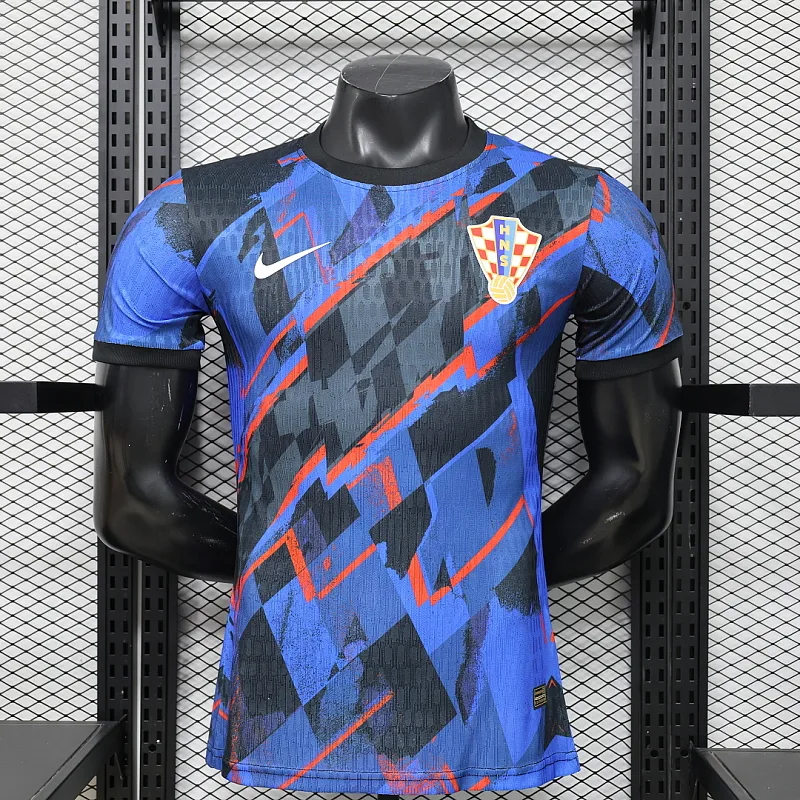 2026 Player Croatia Blue Special Edition Kit World Cup_Football Jersey Who