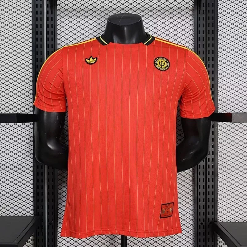 Belgium 2026 Red Retro Model Player Version Jersey