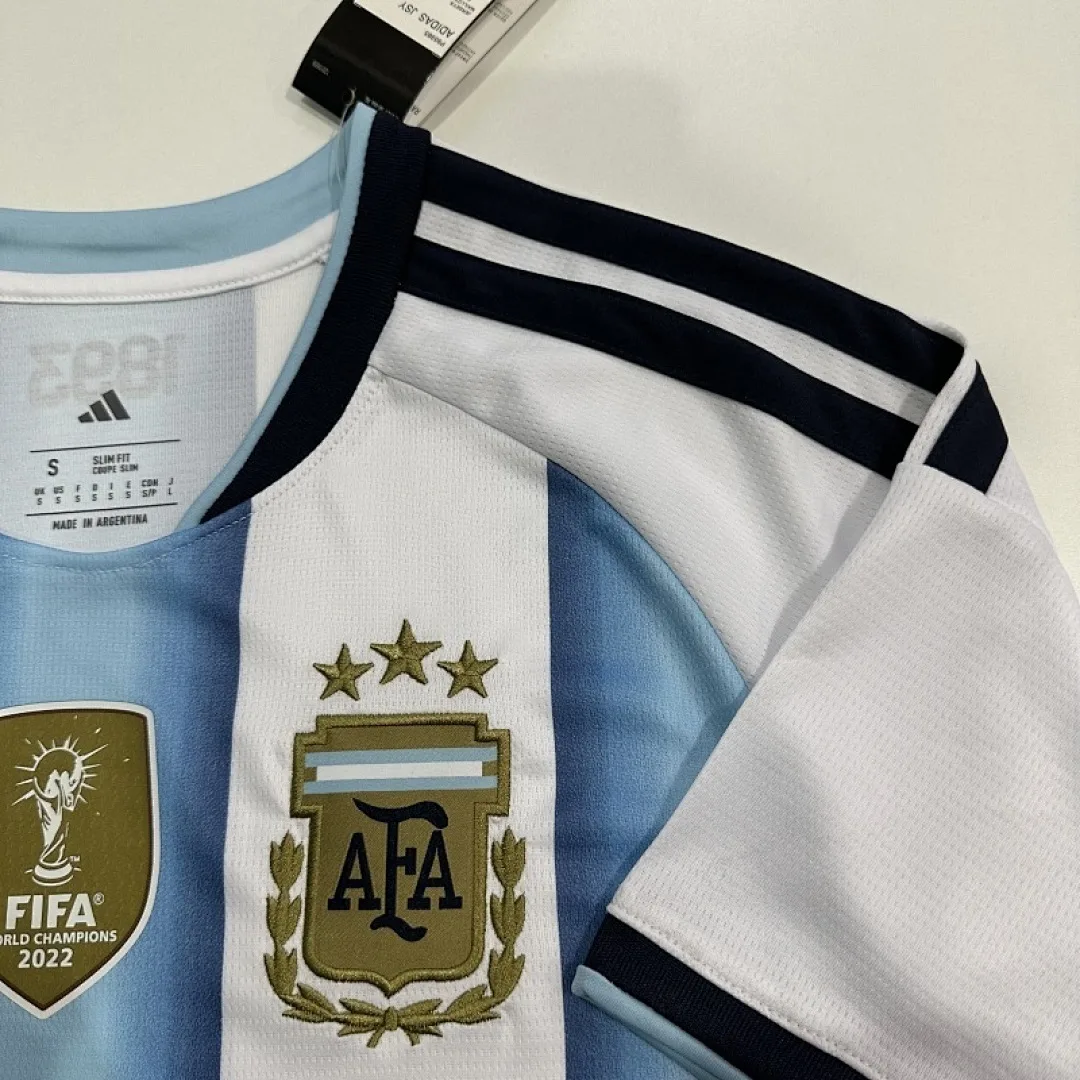 2026 Argentina home with fifa patch soccer jersey