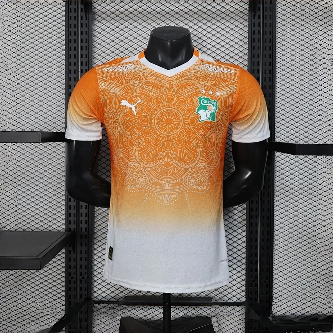 Cote d Ivoire 2026 World Cup Special Edition Orange Jersey Player Version