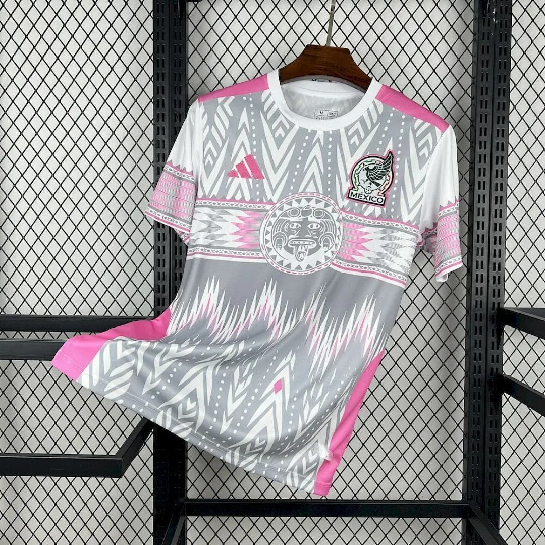 2026 Mexico Grey&Pink Special Edition Kit World Cup_Football Jersey 2026 Mexico Grey&Pink Special Edition Kit World Cup_Football Jersey