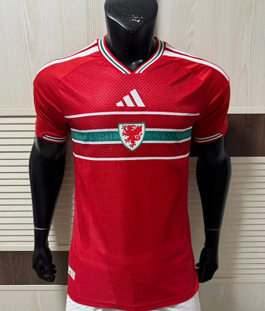 Wales 2026 World Cup Home Player Version soccer jersey