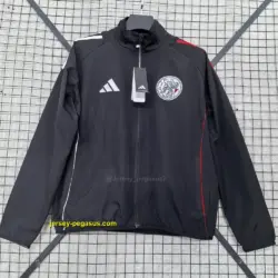 Ajax black windbreaker jacekt