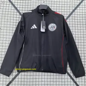 Ajax black windbreaker jacekt
