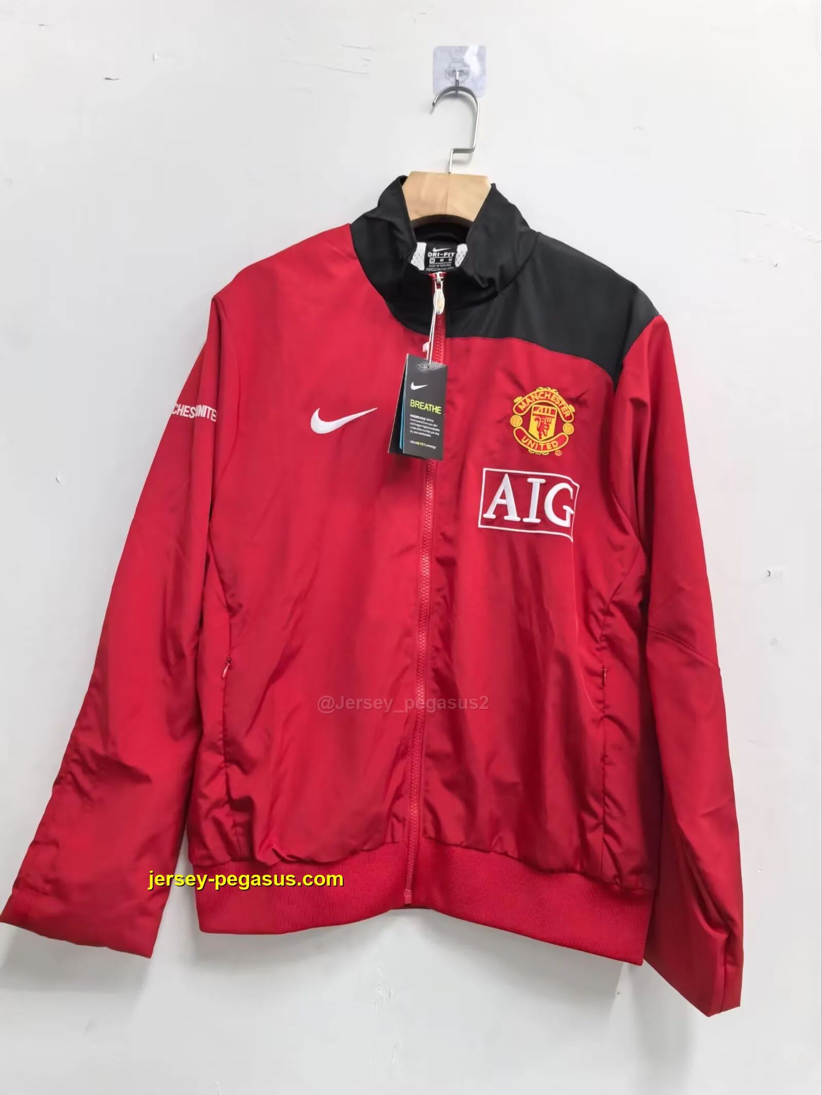 Man U red windbreaker jacket Man U red windbreaker jacket