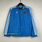 Miami blue reversible windbreaker jacket