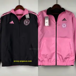 Miami pink reversible windbreaker jacket