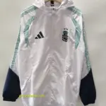 Argentina 2026 white windbreaker jacket