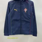 Portugal blue windbreaker jacket